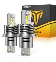 Fahren H4 New Termitör 120W 36000 Lümen 6500K 1:1 Halojen Boy LED Ampül (Beyaz)