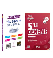 Karekök Yayınları 8.Sınıf LGS Tüm Dersler Soru Bankası ve Ünlü 5 li Deneme Seti 2 Kitap