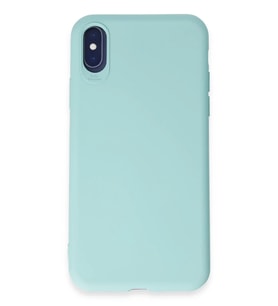 iPhone X Kılıf First Silikon - Turkuaz