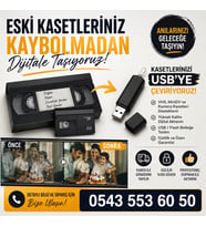 Tüm Kasetlerden USB ye Aktarım 180 Dakika!