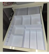 Modüler Çekmece İçi Düzenleyici Seti – 12 Parça Kişiselleştirilebilir Makyaj ve Ofis Organizeri