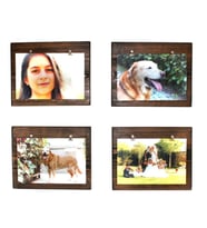 CAPRA PROJECT Mandallı Ahşap Duvar Fotoğraf Çerçevesi (Büyük Boy)