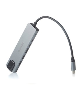 DARK DK-AC-U31X47 Type-C to Ethernet / HDMI / USB 3.0 - USB 2.0 / USB-C PD 100W Macbook Pro/Air &