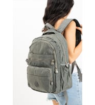 Ultra Hafif Çok Cepli Orta Boy Sırt Çantası Unisex Gri (Model: 571-3E)
