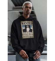 Wanted Uchiha Itachi Baskılı Unisex Oversize Naruto Anime Hoodie