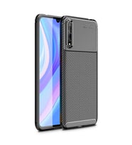 Lexroo Huawei P Smart S (Y8P) Kılıf Negro Silikon Kılıf - Siyah