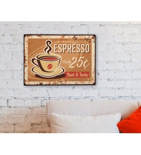 BK Home Coffee Tasarımlı Kanvas Tablo-37