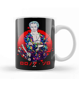 Zoro One Piece Zoro Roronoa Kupa Bardak Porselen