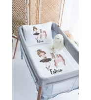 %100 Delux Pamuk Isme Özel 70x120 Park Yatak Nevresim Takımı