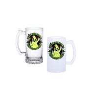 Ghostbastır Design Oogie Boogie Kulplu Bira Bardağı Buzlu veya Şeffaf Seçenekli 0169