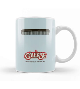 Grease Comb Movie Silhouette Kupa Bardak Porselen