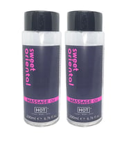 2 Adet 200ml Aromalı Erotik Masaj Yağı