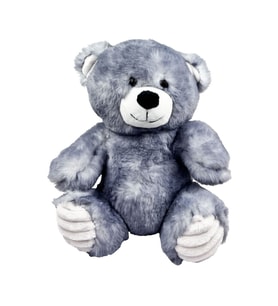 Peluş Oyuncak Oturan Ayı 23 cm Oyun Arkadaşım Uyku Arkadaşı Yüksek Kalite Peluş Yastık Hediyelik (Gri)