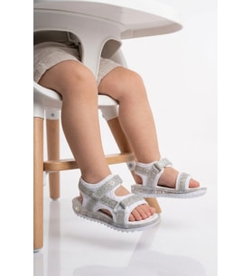 Arzen Sedef Cırtlı Ortopedik Bebek Sandalet 25T104 B