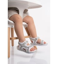 Arzen Sedef Cırtlı Ortopedik Bebek Sandalet 25T104 B