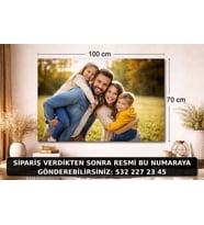 Kişiye Özel Fotoğraflı Kanvas Tablo Duvar Dekoru (70X100)