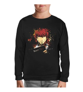 Death Note - The Book Siyah Çocuk Sweatshirt