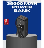 Çok Çıkışlı Taşınabilir Şarj Cihazı Dijital Göstergeli