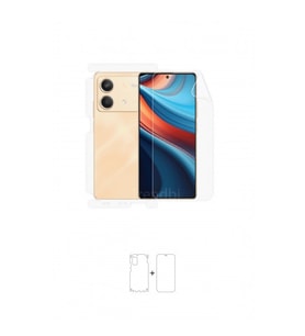 Xiaomi Redmi Note 13R Pro Ön, Arka ve Yan 360 Derece Tam Kaplama Poliüretan Film