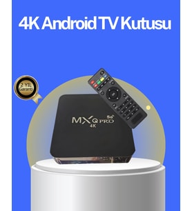 Akıllı Android TV Box – 4K Çözünürlük, 2GB RAM, 16GB Depolama, Hızlı Wi-Fi