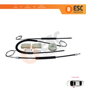 Citroen C4 Picasso MK1 UD Grand UA 2006-2013 MPV 9221CV İçin Elektrikli Ön Sol Cam Kriko Tamir Seti