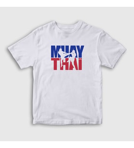 Presmono Unisex Çocuk Beyaz Mma Ufc Muay Thai T-Shirt 454907tt (Beyaz)