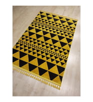 MAKROSER IMZA M-6130 HARDAL YUMUŞAK DOKULU INCE HALI 120X180 CM