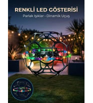 Koruyucu Kafesli Dron El Hareketiyle Kontrol Edilebilen Uçan