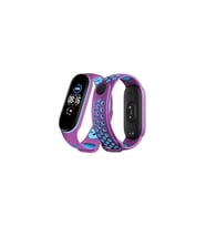 Mi Band 7 Spor Delikli Kordon - Mor-Mi