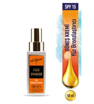 Eda Taşpınar Yüz Bronzlaştırıcı Krem SPF 15 -  50 ml  (EGY0027)
