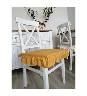 Fermuarlı, Bağcıklı, Sıvı & Leke Tutmaz Sandalye Minderi
