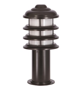 AVONNI BSU-68131-BSY-K Siyah Boyalı Dış Mekan Aydınlatma E27 Aluminyum Polikarbon Cam 20cm