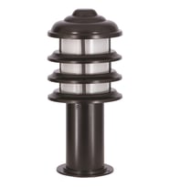 AVONNI BSU-68131-BSY-K Siyah Boyalı Dış Mekan Aydınlatma E27 Aluminyum Polikarbon Cam 20cm