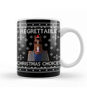 BoJack Horseman Regrettable Christmas Choices Kupa Bardak Porselen