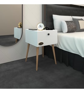 Kenzlife komodin tora byz 60*39*39 komidin ahşap ayaklı kitaplık ayakkabılık kapaklı arkalıklı (Karışık)