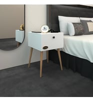 Kenzlife komodin tora byz 60*39*39 komidin ahşap ayaklı kitaplık ayakkabılık kapaklı arkalıklı (Karışık)