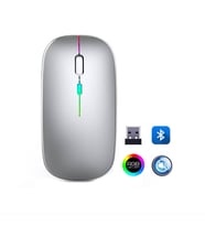 ZR215 Cba100 Rgb Gümüş Şarjlı Mouse