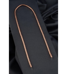Hematit Doğal Taş Parlak Roz Rondela Kesim 4x2mm Dizi [AA]