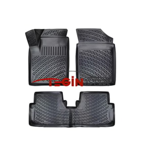 Citroen Berlingo 2005 3D Havuzlu Paspas Siyah