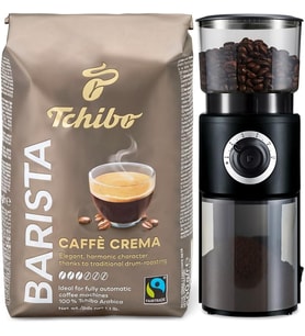 Elektrikli Kahve Değirmeni & Barista Caffè Crema Çekirdek Kahve 500 g