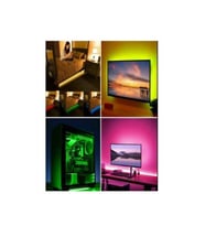 Asma Tavan Arası Şerit (Rgb) Renk Animasyonlu Bluetooth/USB/Müzik ve Sese Duyarlı 5m Led Şerit re