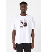 Jujutsu Kaisen Anime Long Beyaz Erkek Oversize Tshirt
