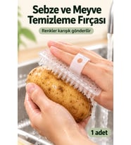 Fırçalı Meyve Sebze Yıkama Aparatı Temizleme Fırçası