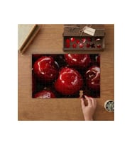 Parlak Kirazlar Tasarımı 240 parça Ahşap Puzzle Ahşap Kutuda MP11346
