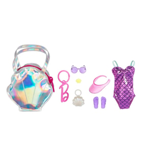 Barbie Mini Çanta Aksesuarları Mayolu Plaj Temalı Set