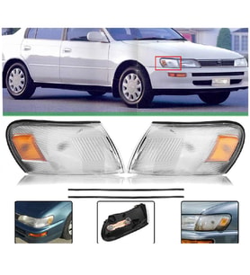 Toyota Markasına Uygun Corolla AE100 Ön Sağ-Sol Takım Sinyal Sarı 1993-1995