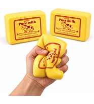 Tereyağı Squishy Oyuncak, Slow Rising Yavaş Şekil Alan Yumuşak ve Esnek Stres Oyuncağı, Gerçekçi Tasarım, Çocuklar ve Yetişkinler İçin Eğlenceli Hediye