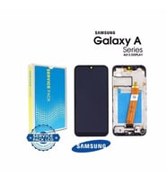 Samsung A013 A01 Core Lcd Ekran Çıtalı %100 Kvk Servis Orjinal (Siyah)