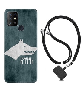 INFINIX Hot 8 9 10 11S Hot 10 Play 10T Kılıf Boyun Askılı Silikon Göktürk 2 1411