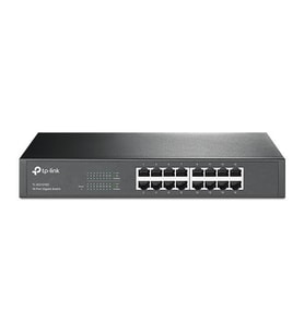 Tp-Link TL-SG1016D 16 Port 10-100-1000 Mbps Switch Çelik Kasa Rack Mount
